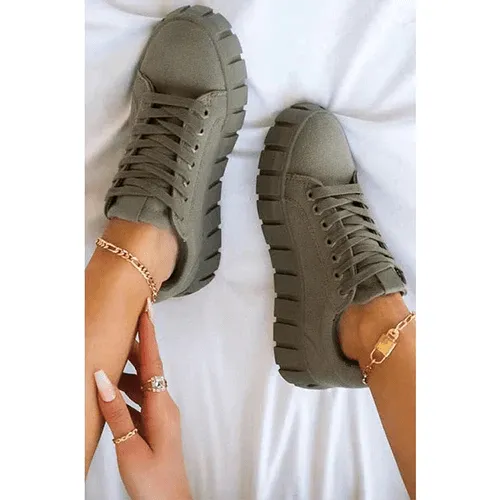 Arielle | Baskets Décontractées |  Lacets