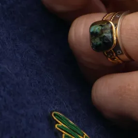 Bague Azur turquoise africaine