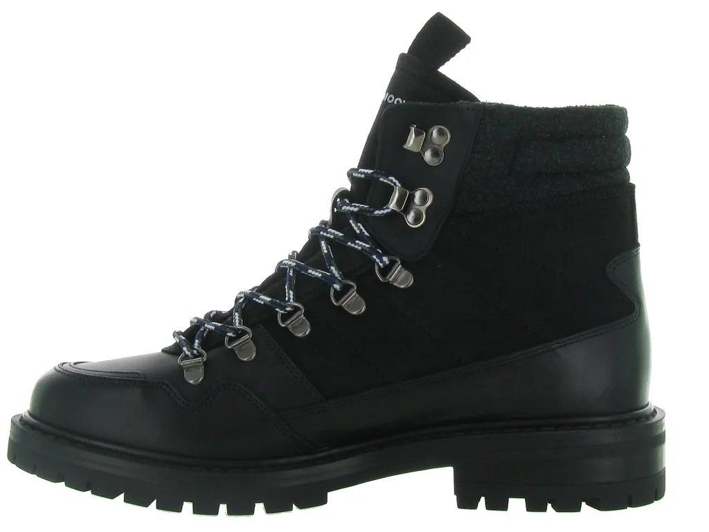 baskets et sneakers - Tendance - homme - Cuir - Noir - Schmoove