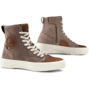 Baskets Femme Falco Lennox 3 Lady Taupe Marron - Baskets Moto Femme