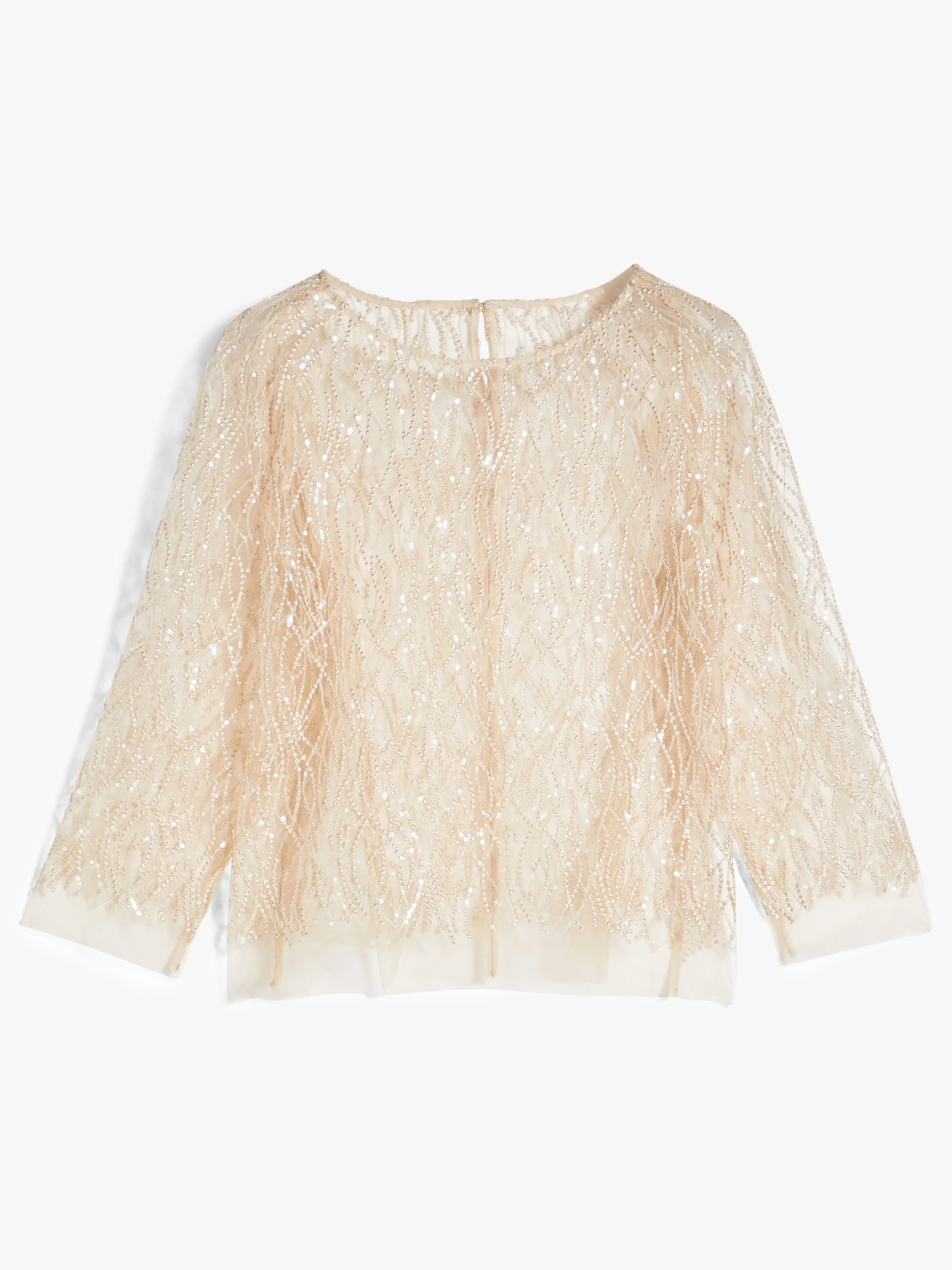 Boléro en tulle brodé