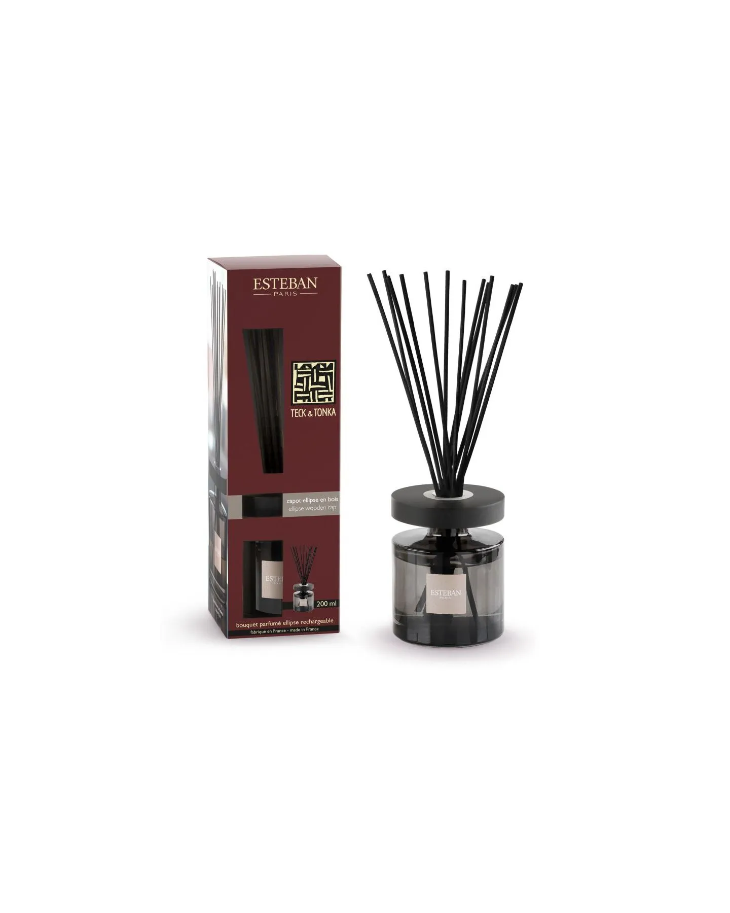 Bouquet Parfume Ellipse Rechargeable 200Ml Teck Et Tonka