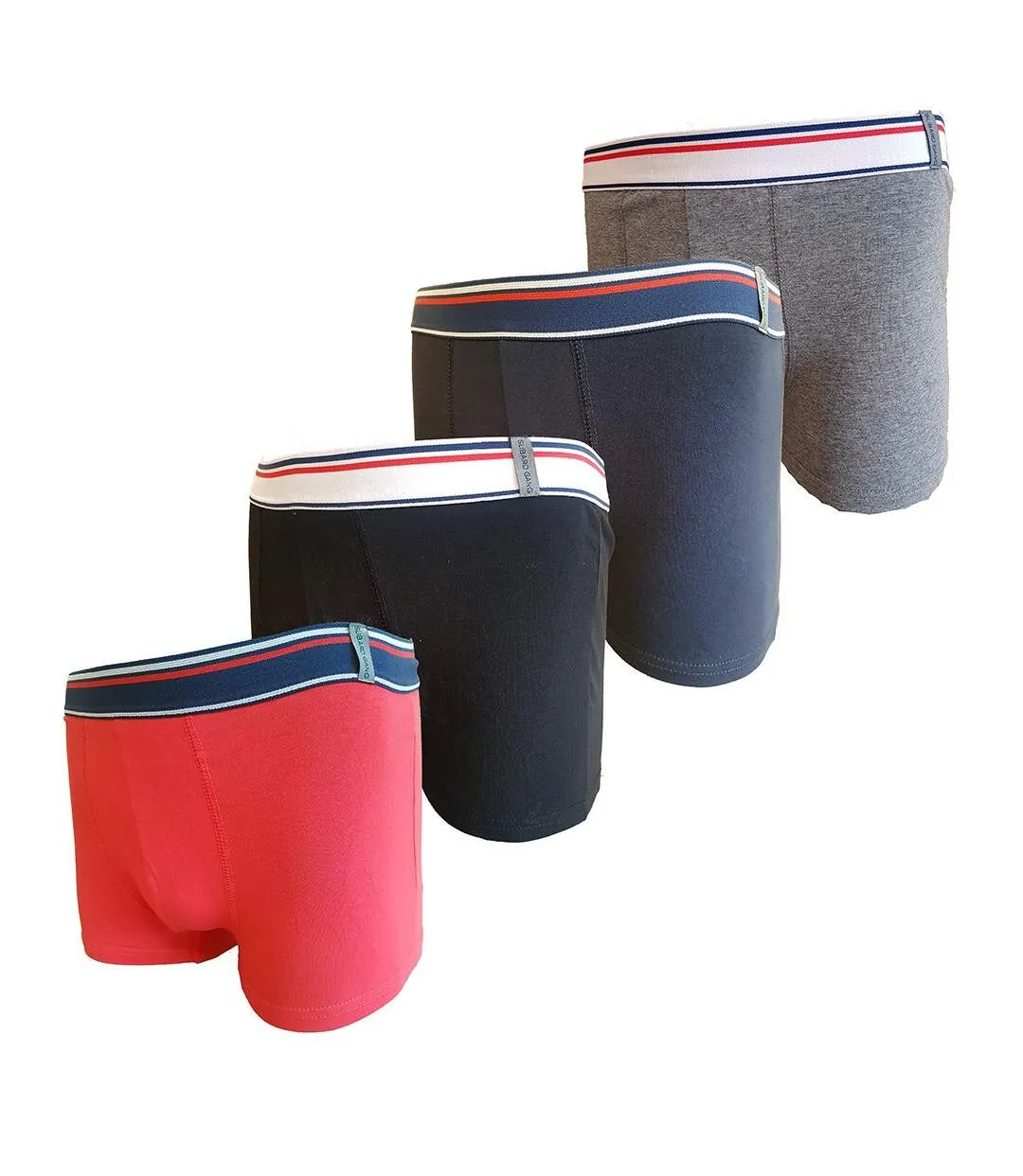 Boxers Caleçons Slibard Gang homme Confort et Qualité Pack de 4 Boxers Coton 0182