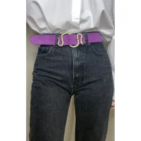 Ceinture Serpent Violette