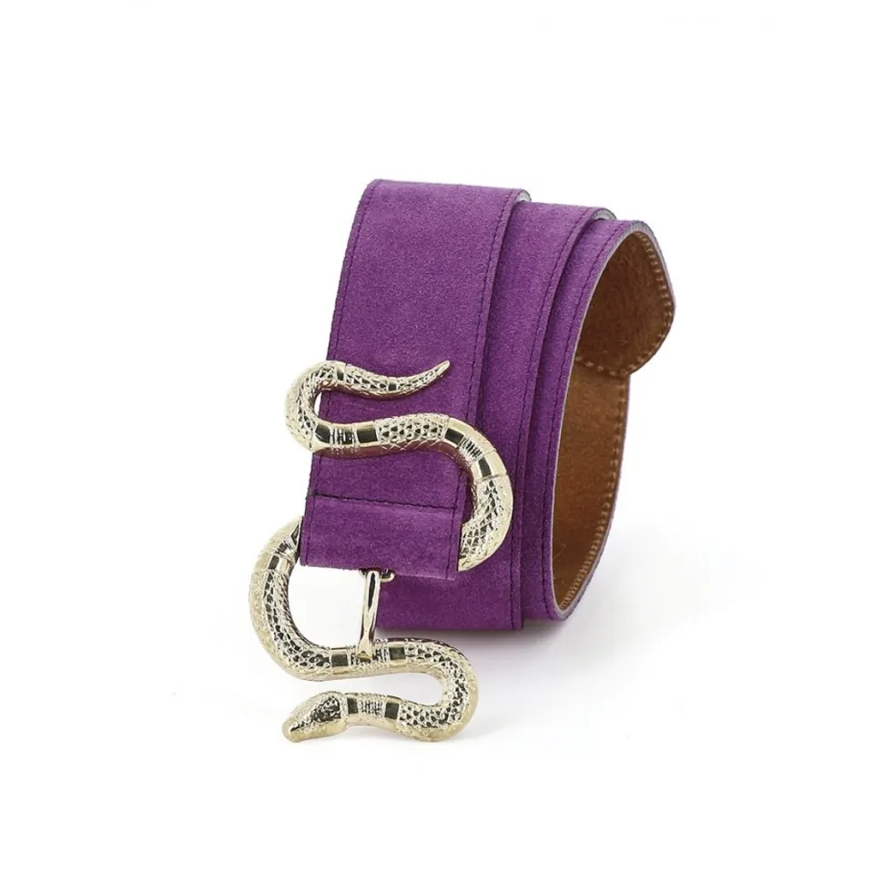 Ceinture Serpent Violette