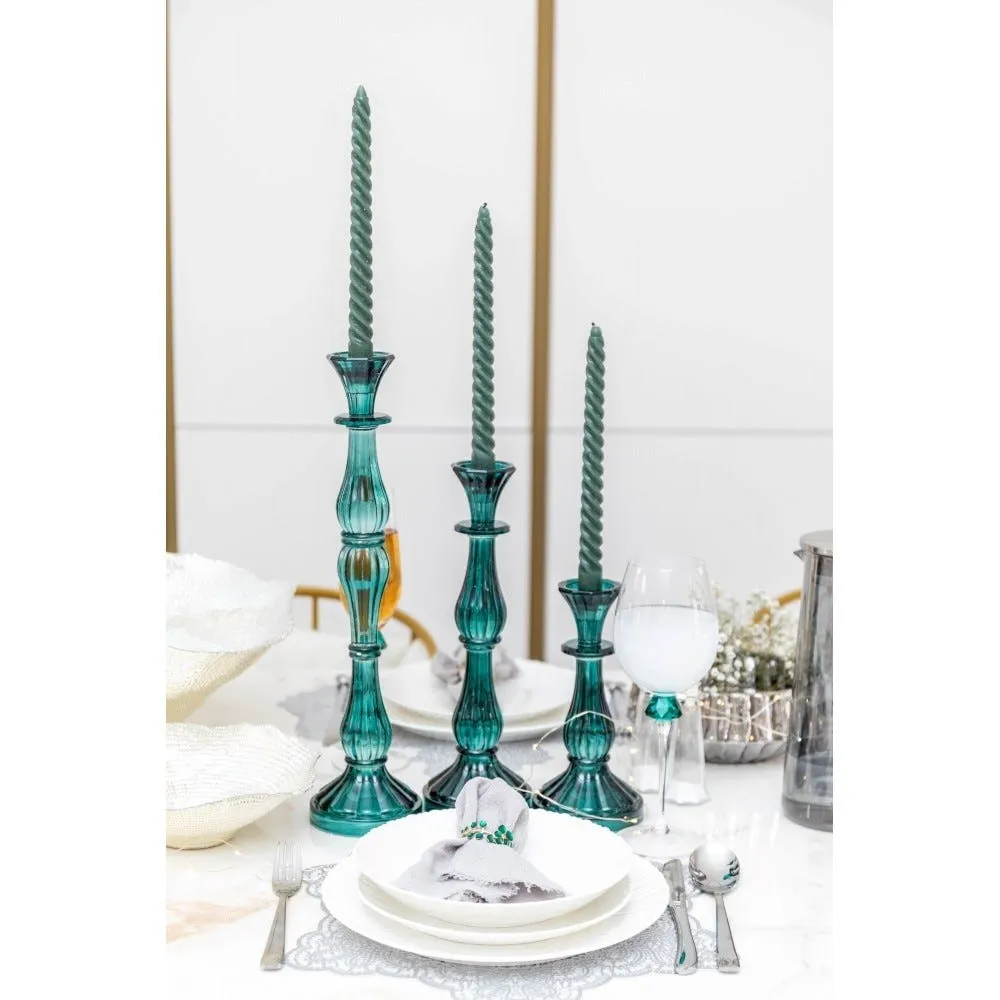 Chandelier turquoise grand modele h41cm