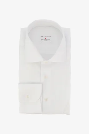 Chemise à manches longues en coton Leonardo Pin Point