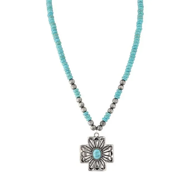 Collier Pealed Turquoise