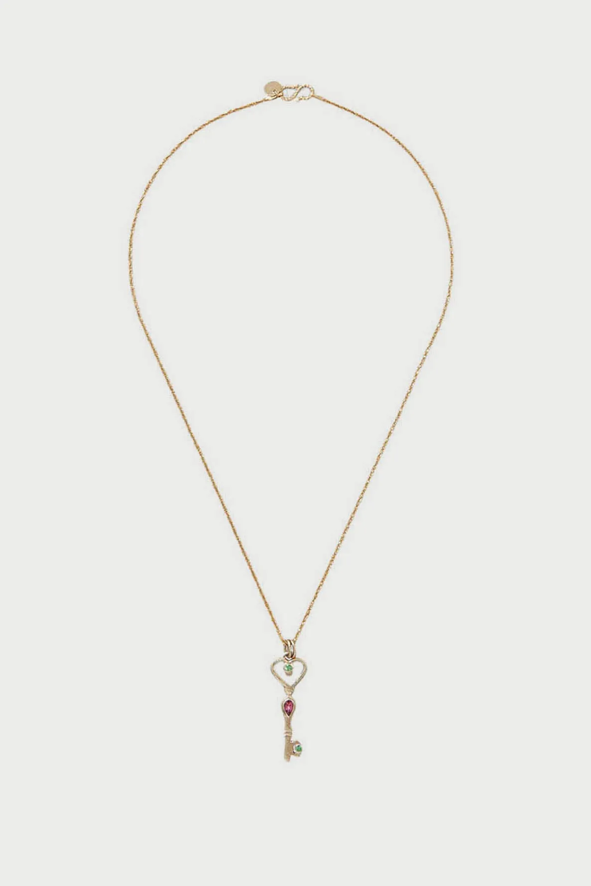 Collier sautoir avec un pendentif clé - LOVE KEY