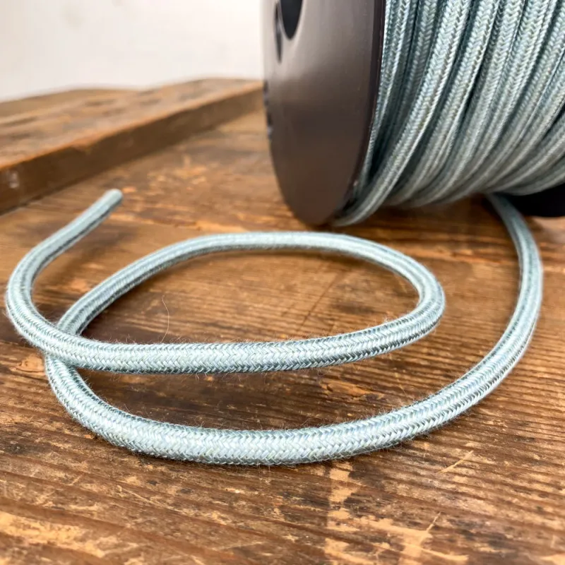 Câble luminaire rond bleu clair