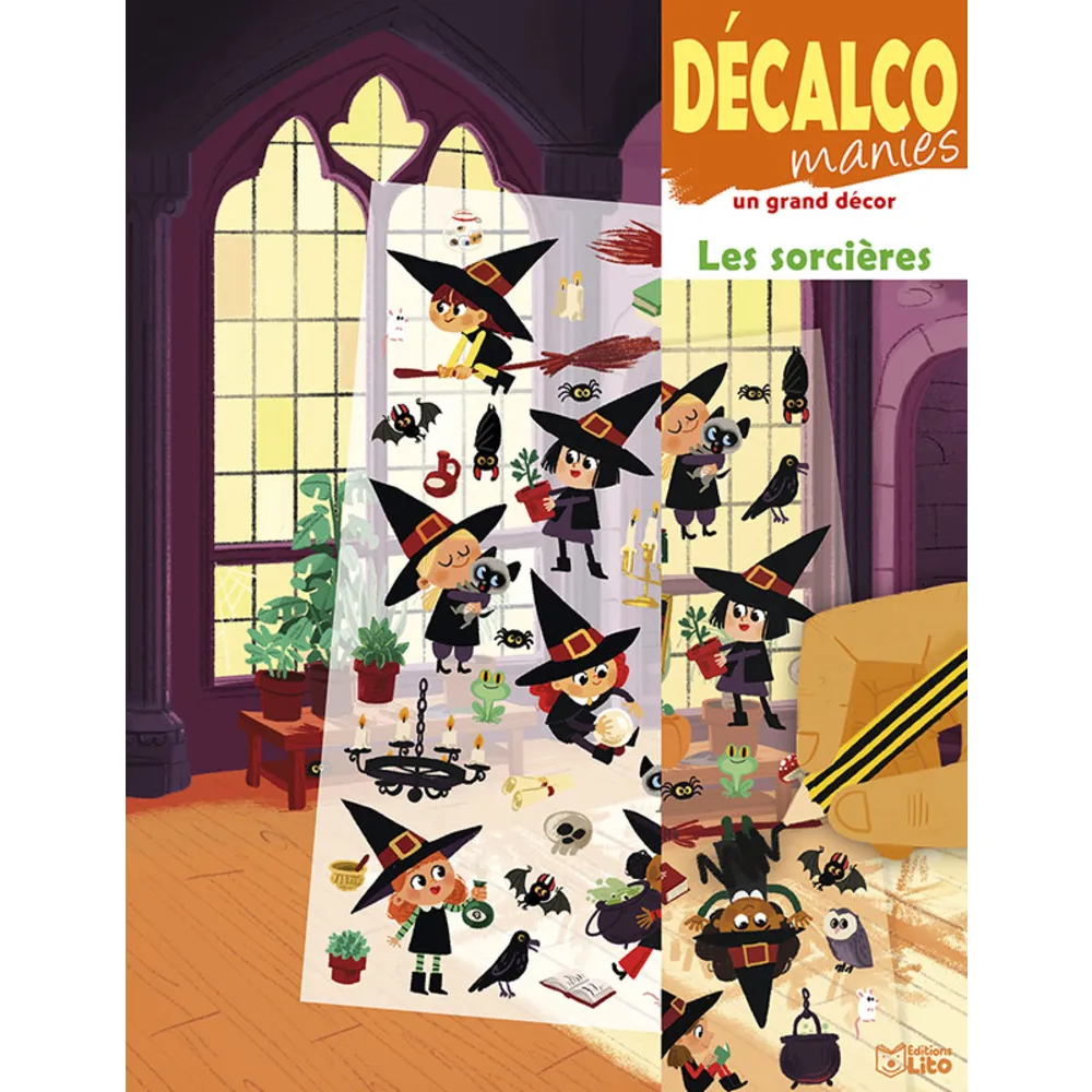 Décor à personnaliser et ses décalcomanies d'Halloween, Les sorcières