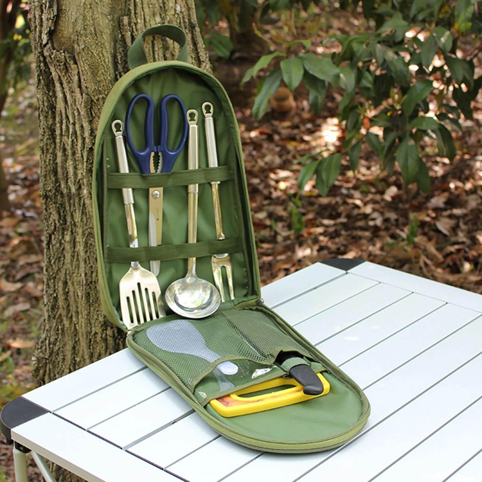 Ensemble d'ustensiles de cuisine de camping