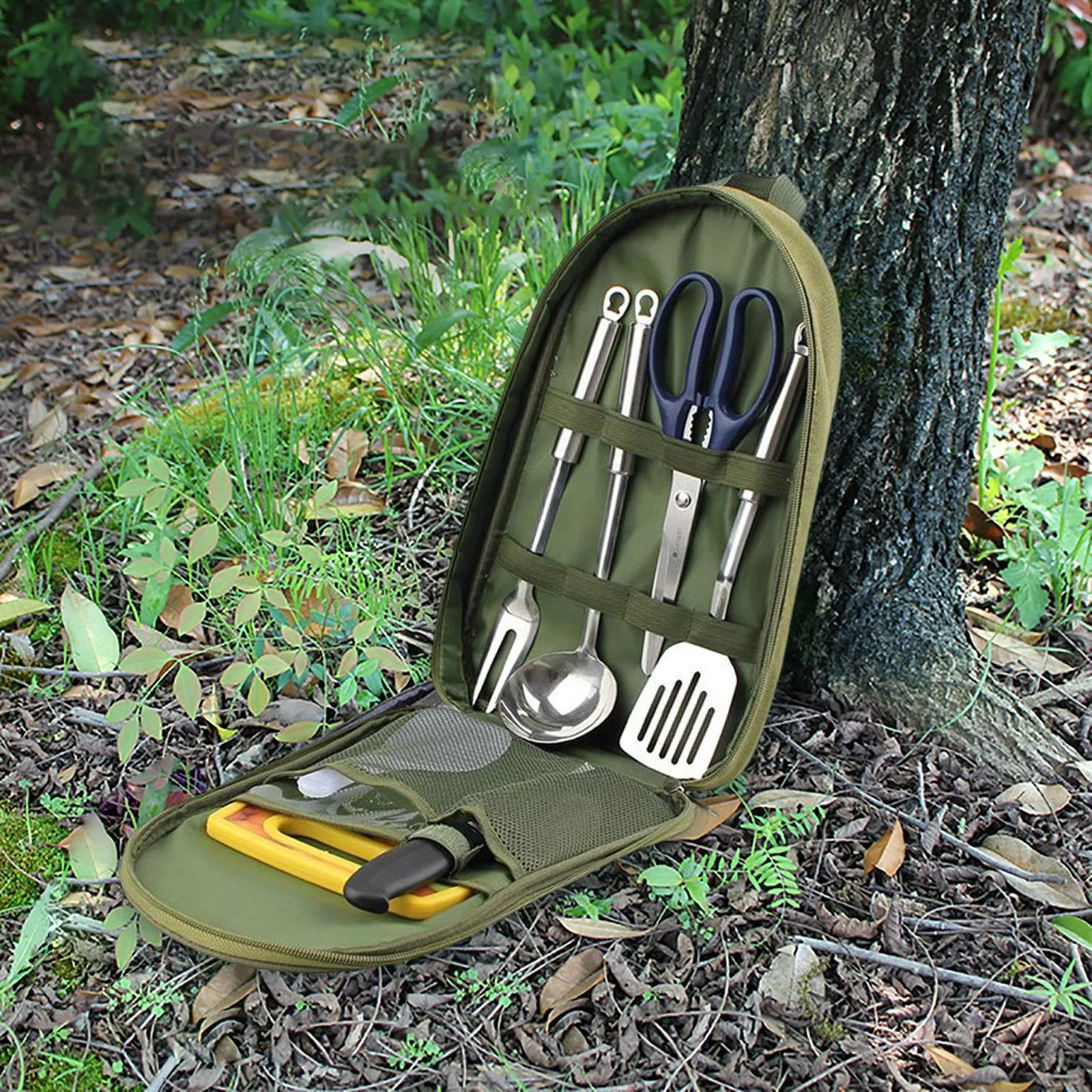 Ensemble d'ustensiles de cuisine de camping