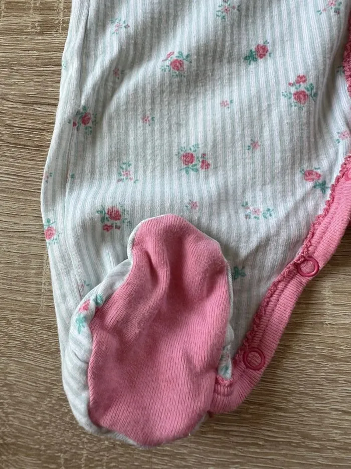 Genouillère fleurie Petit Bateau BE 1 mois - Petit Bateau - 1 mois  | Beebs