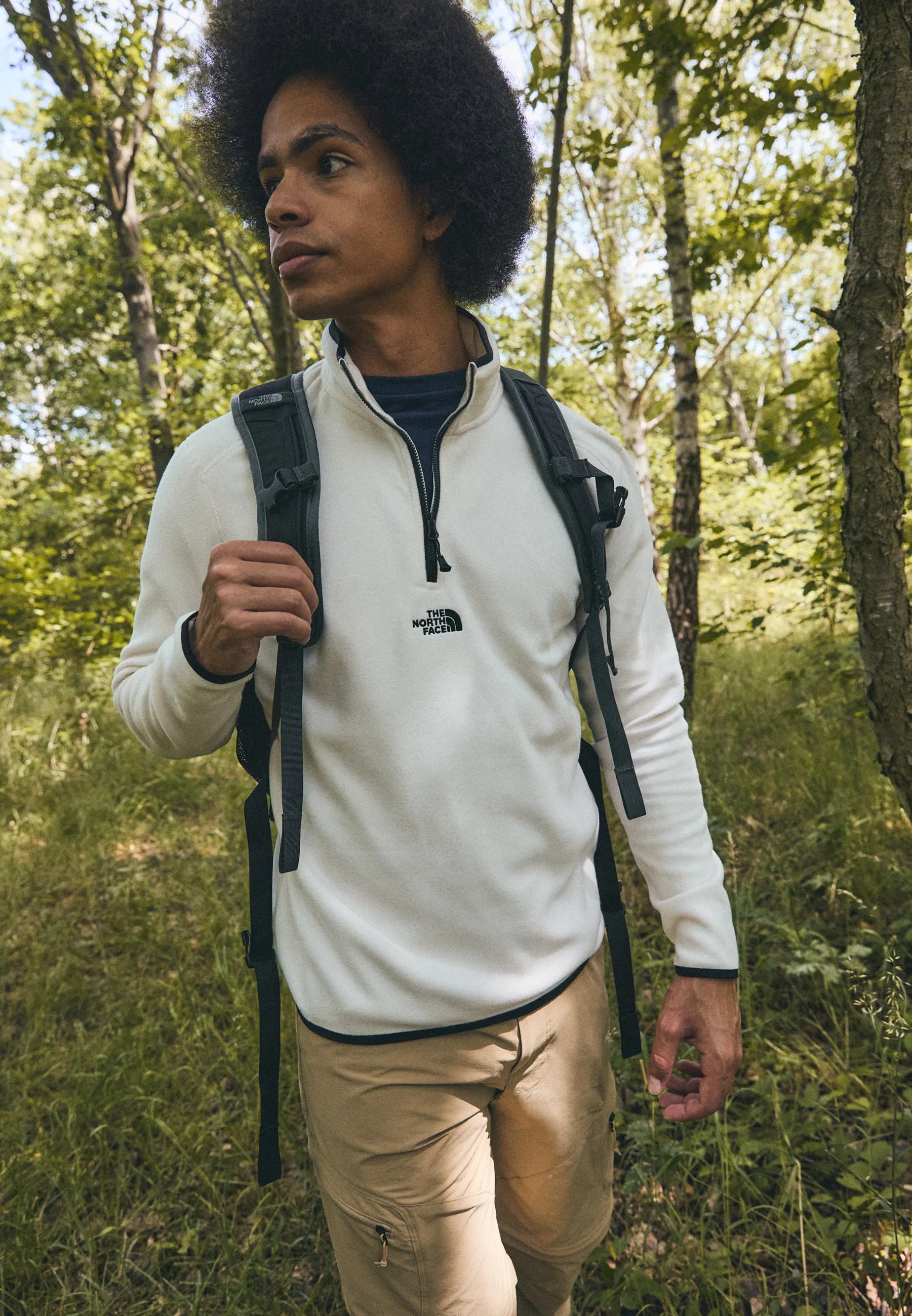 GLACIER ¼ ZIP EMBROIDERED LOGO - Sweat polaire