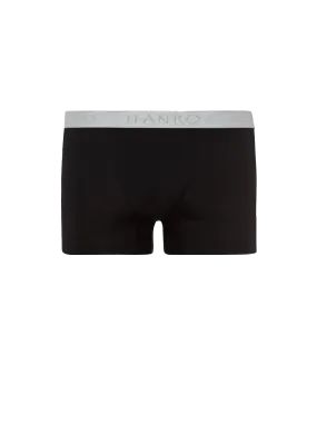 HANRO  Lot de 2 boxers en coton - Noir