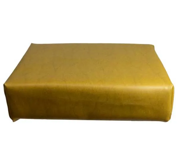 Housse de tabouret en vinyle jaune moutarde Westfalia pour T2 8\/67-7\/73 (Réf. 231070730A)