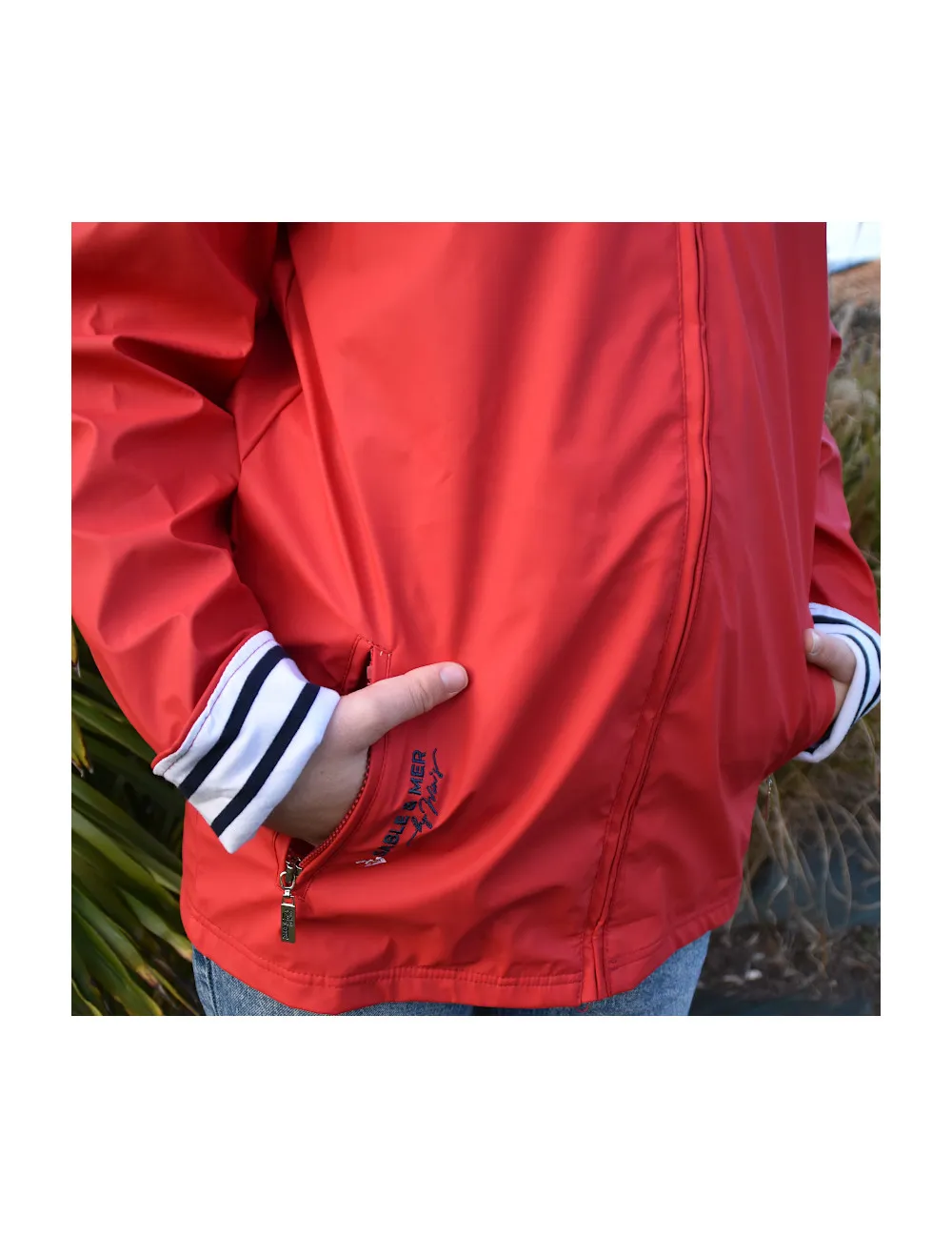 Imperméable enfant Rouge Sable et Mer