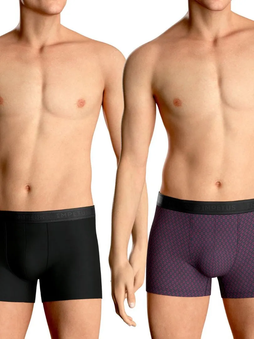 Lot de 2 boxers Malibu - Rouge