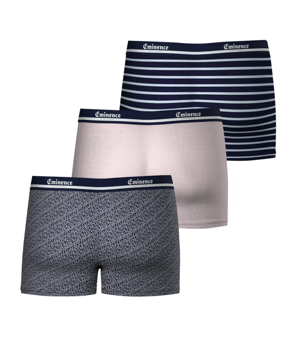Lot de 3 Boxers Eminence multicolores