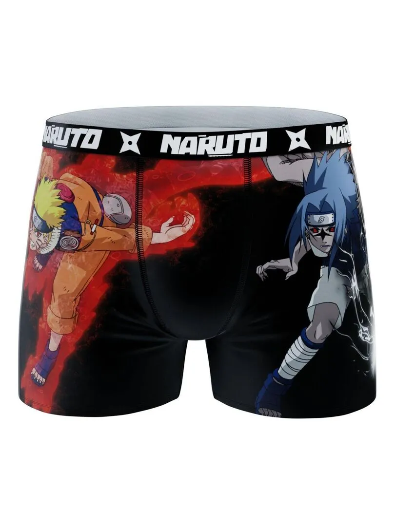 Lot de 6 Boxers homme Naruto Naruto - Noir