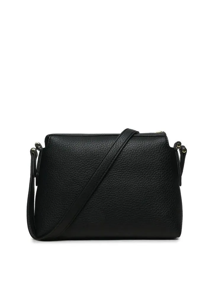 Love Moschino Embroidered Logo Sac D'épaule Noir - Achetez À Prix Outlet!
