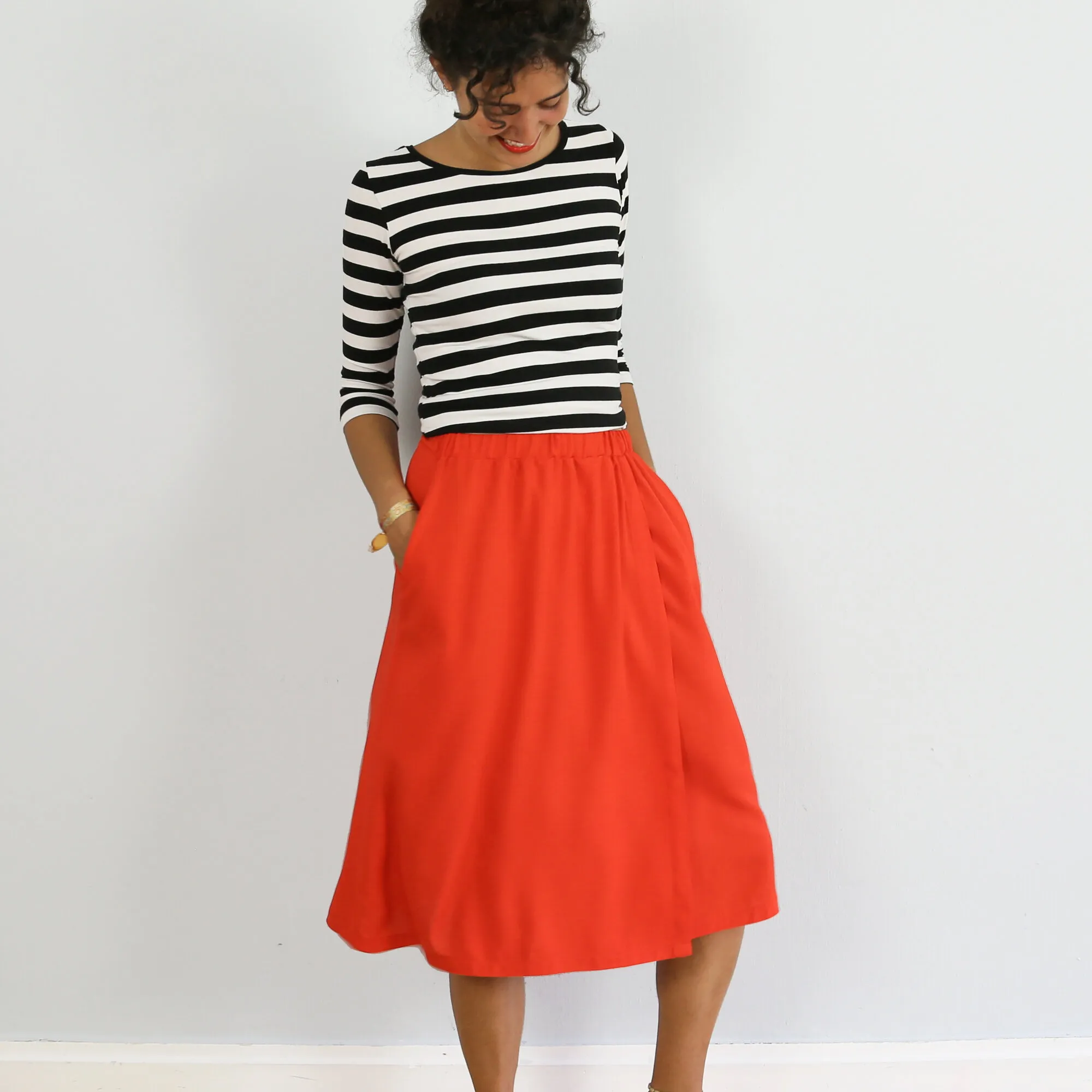 Madame GINA - Jupe façon cache-cœur XS – XL