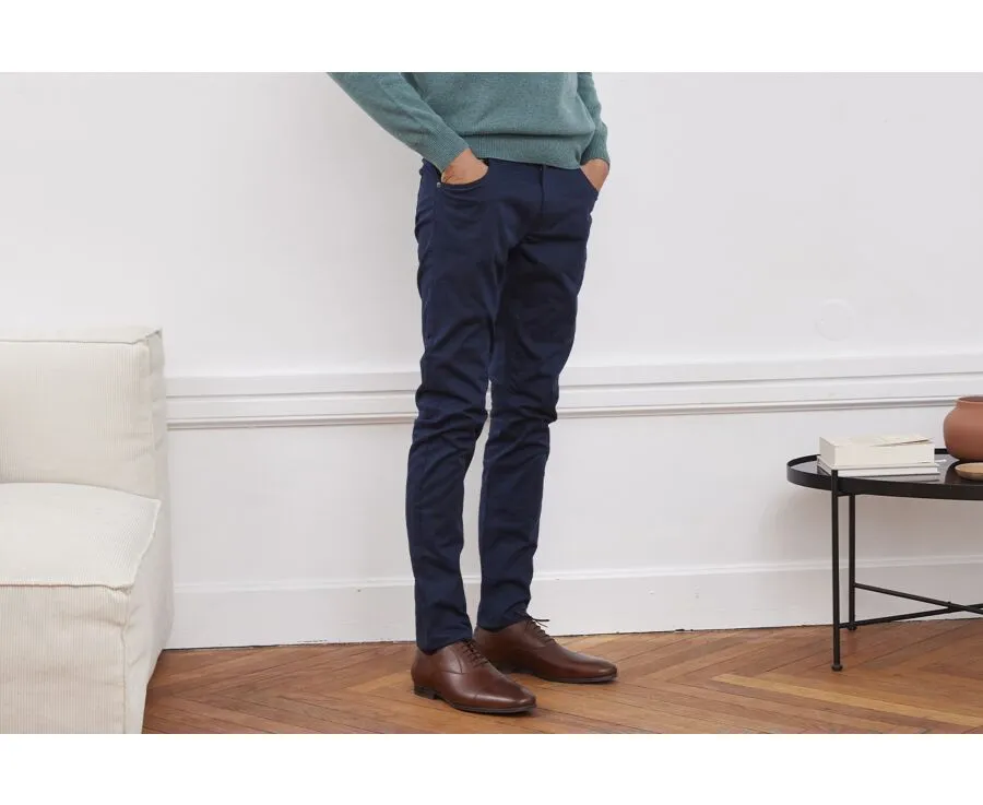 Pantalon 5 poches homme Marine Karson