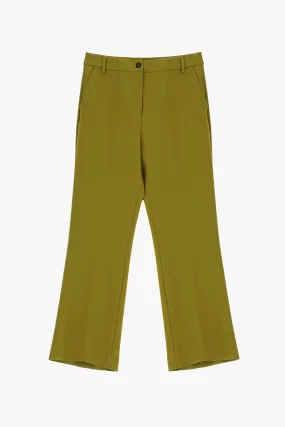 Pantalon cropped avec poches chino