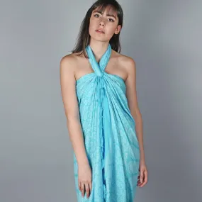 Paréo Batik Mandala Turquoise