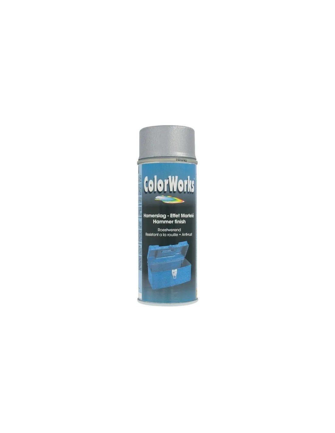 Peinture effet martelé peinture aer 400ml arg.ef.mart-Peinture effet martelé peinture aer 400ml arg.ef.mart
