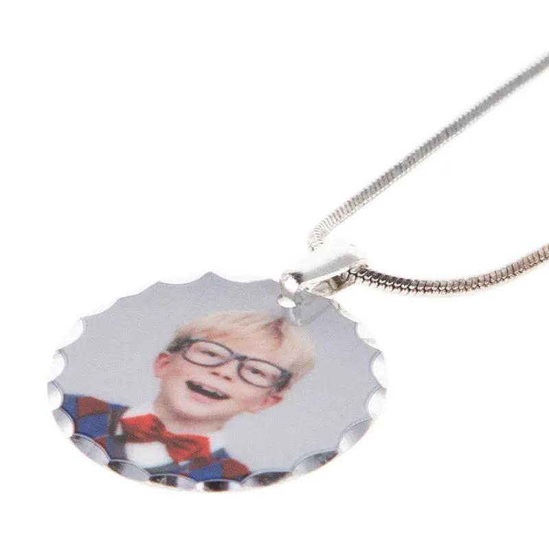 Pendentif rond personnalisé