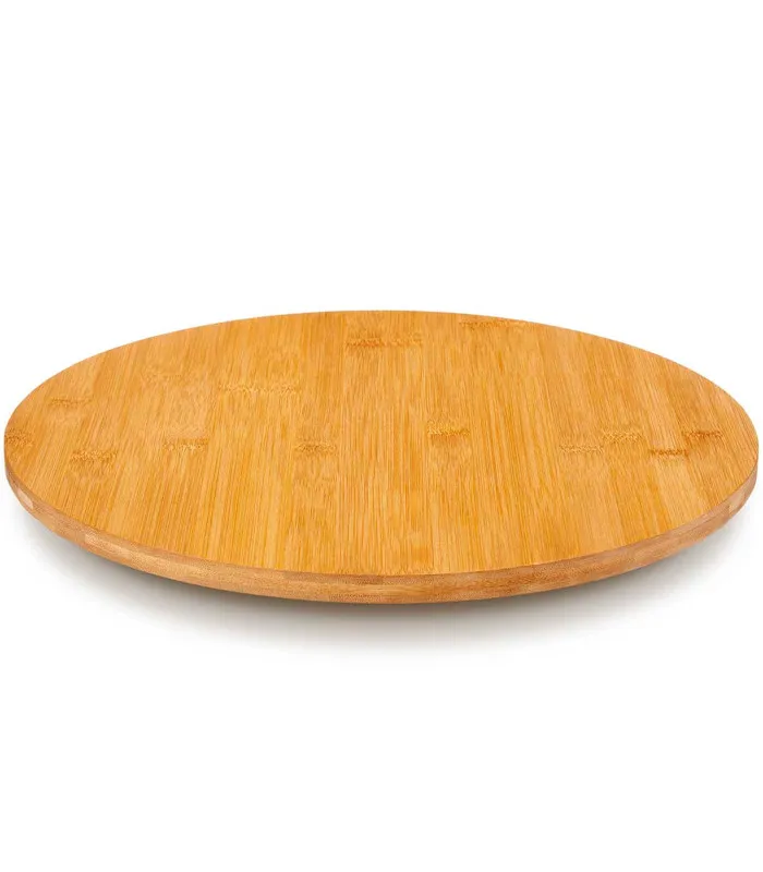 Plateau rond en bambou rotatif 40cm