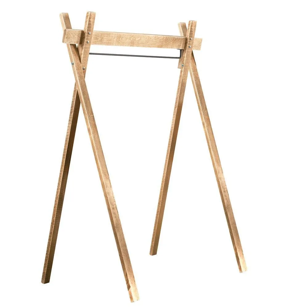 Portant droit Westside L120xP60xH175cm - bois pin vieilli