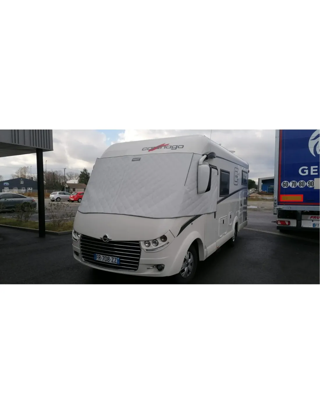 protection extérieure isotherme isoplair cabine pour camping-cars intégraux gabarit ep - soplair