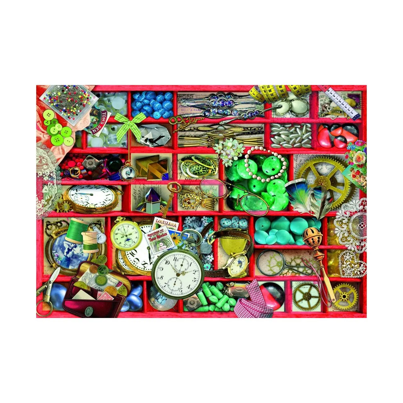 Puzzle 1000 pièces - Collection Rouge