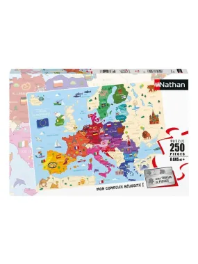 Puzzle 250p Carte D'europe - N/A