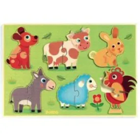 Puzzle Coucou | Cow - Djeco
