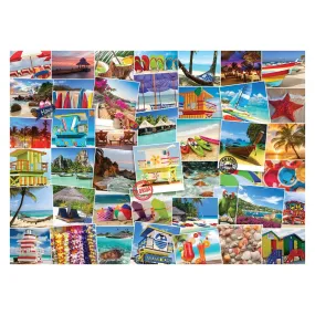 Puzzle Eurographics - Plages Globetrotter, 1000 pièces