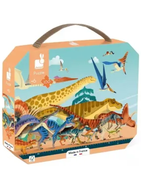 Puzzle panoramique dino 100p - N/A