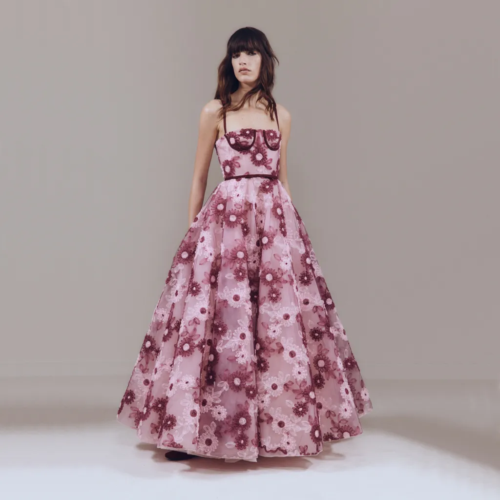 Robe longue Ribbon Bouquet