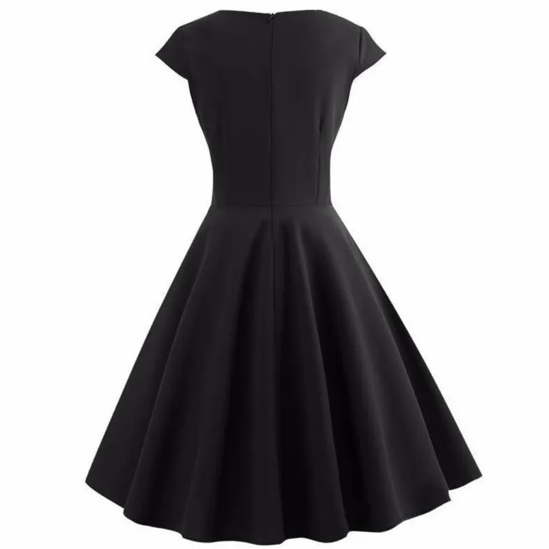 Robe Pin-Up  Noir Absolu