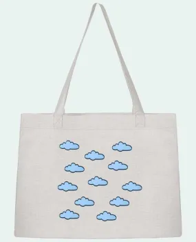 Sac Shopping Nuages bleus par SuzonCreations