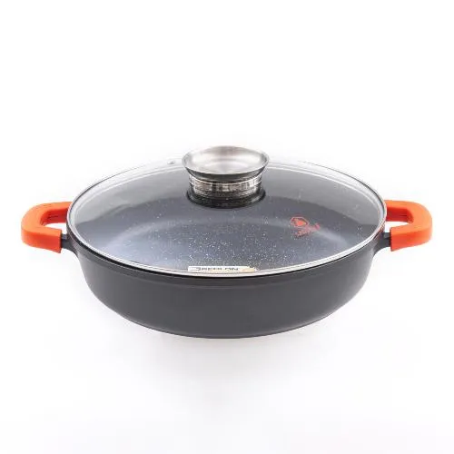 Sautoir noir 28cm revêtement antiadhésif - 