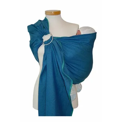 Storchenwiege Sling Leo Turquoise