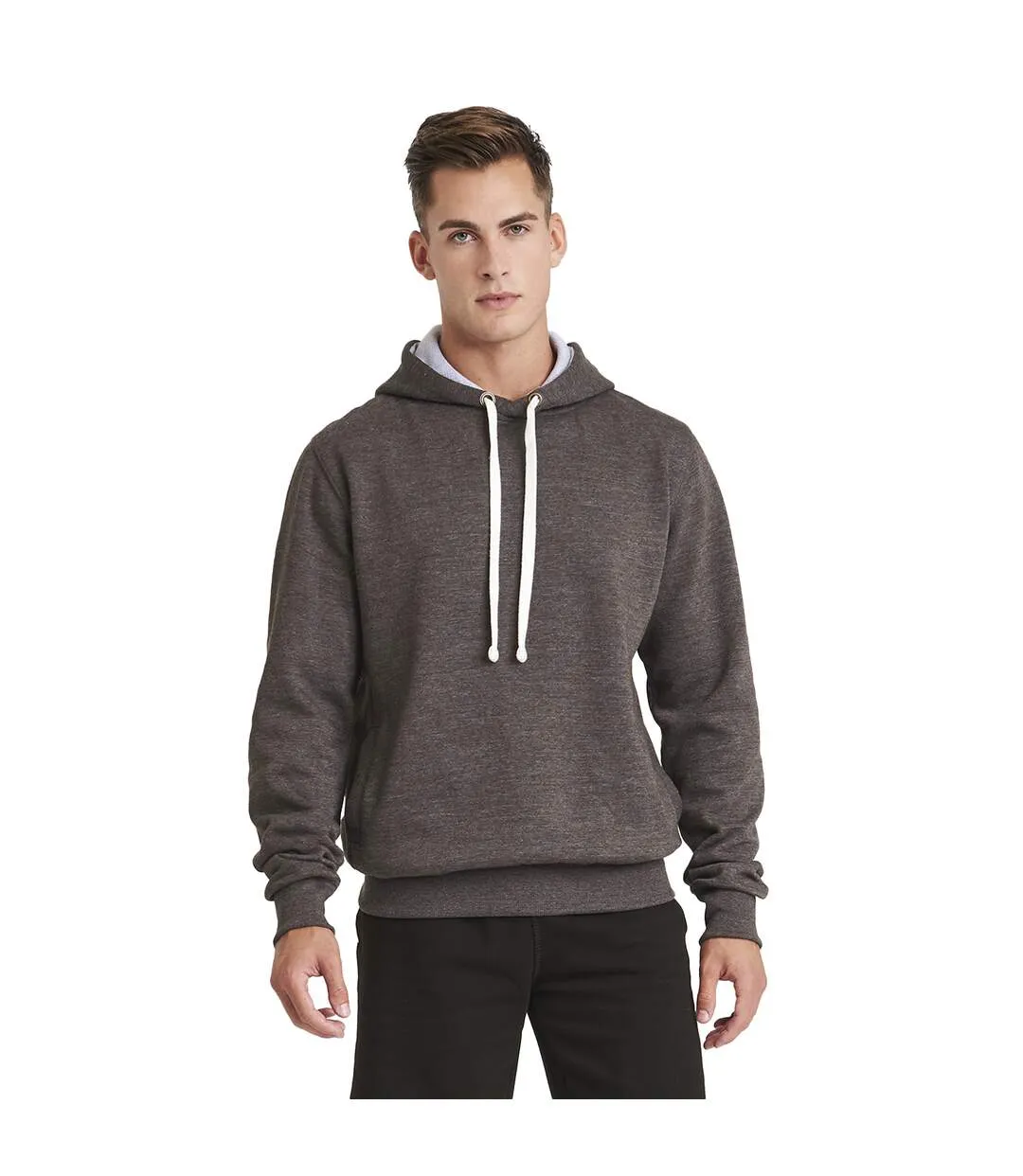 Sweat à capuche homme charbon Awdis