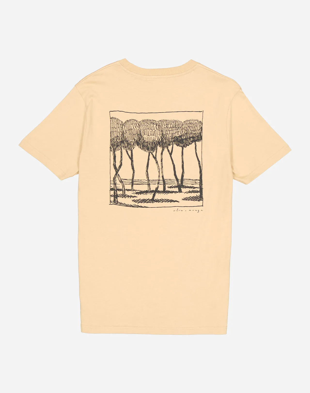 T-shirt Voyageurs immobiles sable Taille L Couleurs Sable
