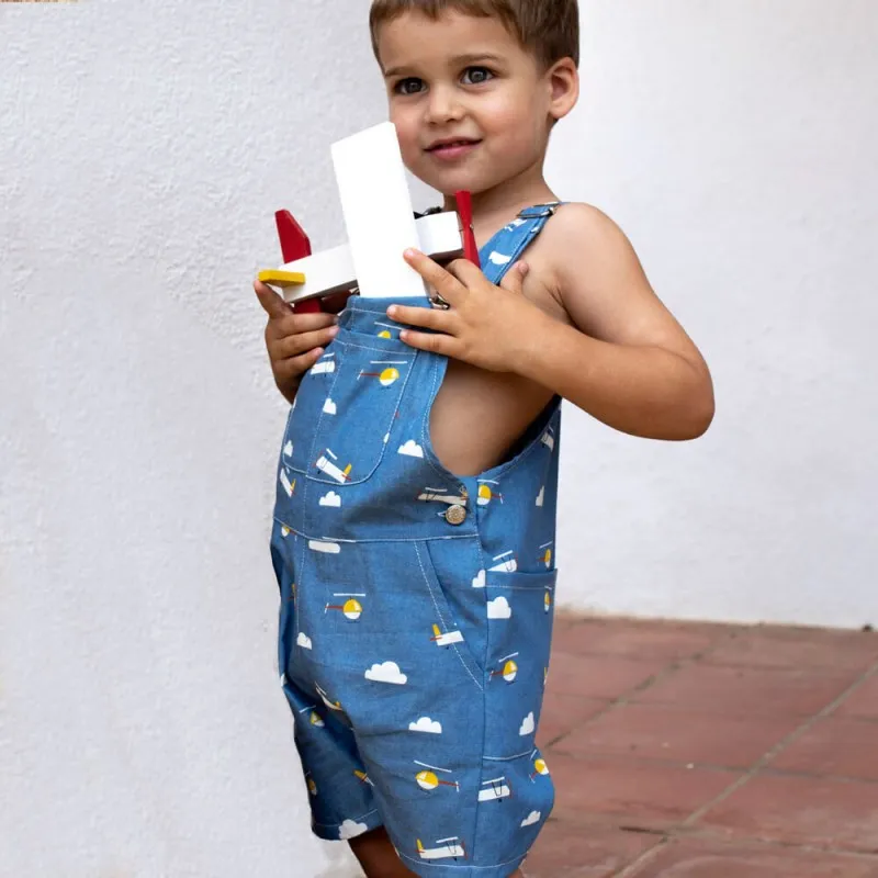 Tissu Denim Print Katia - Planes