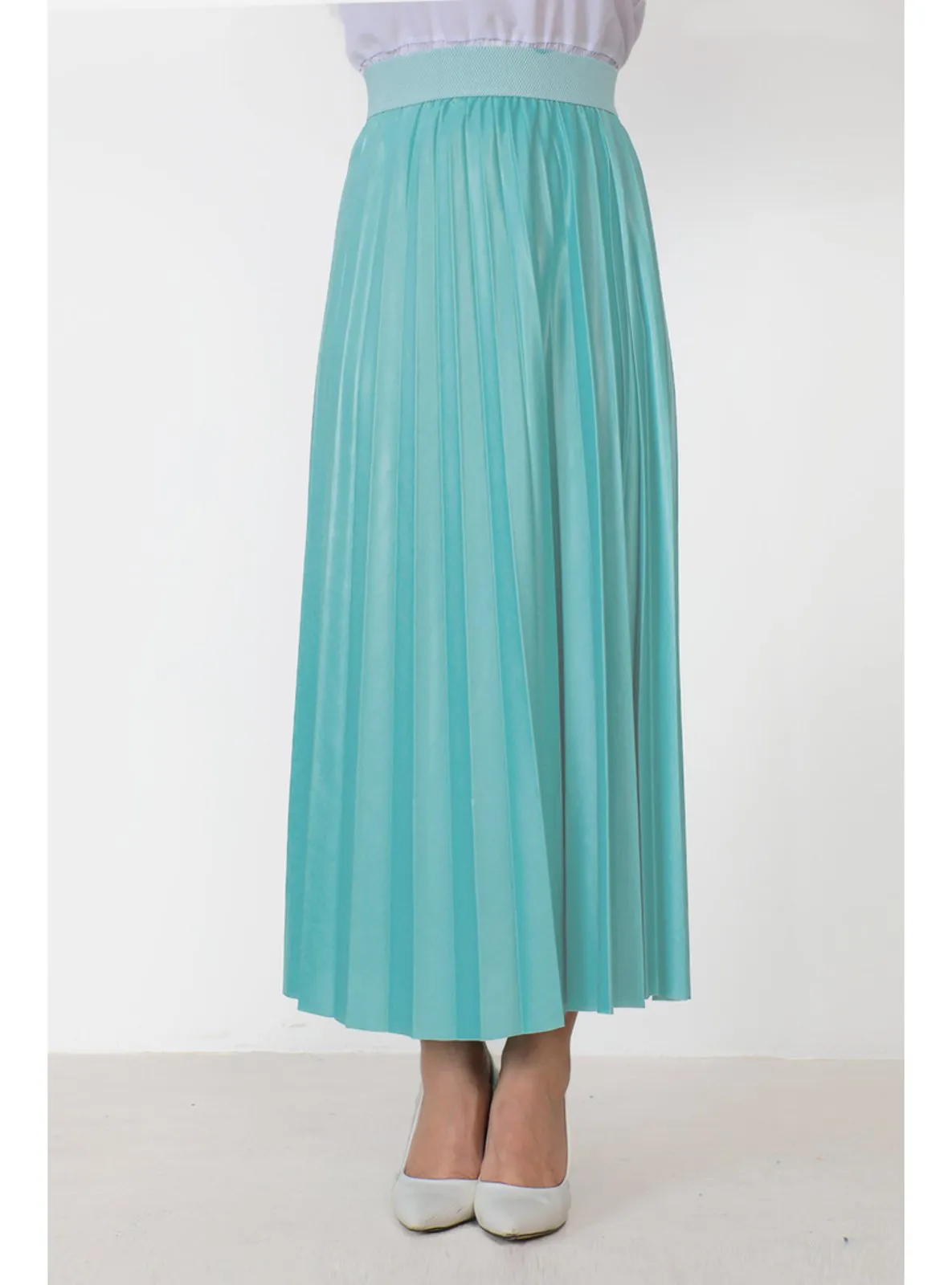 Turquoise - Unlined - Skirt