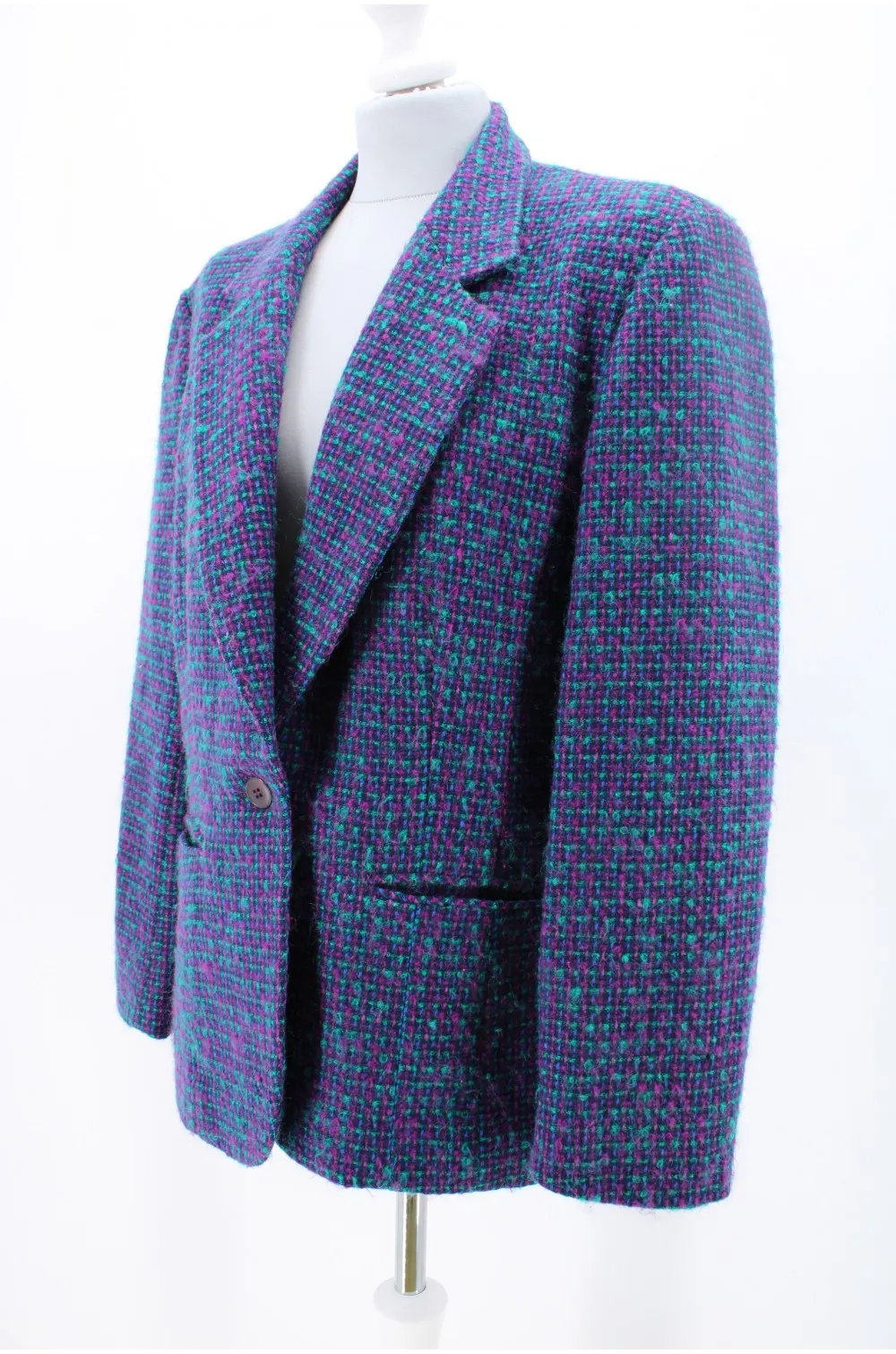 Veste femme Pendleton violette / Vêtement d'occasion vintage friperie